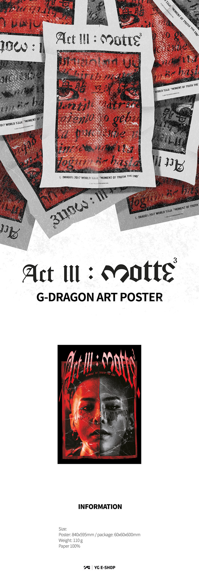 ショウ 直筆サイン入りポスター gdragon top dlite ショウ様専用 直筆